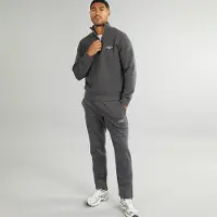 Jack & Jones **French:** Survêtement 1/4 Homme Montagne Ourlet Ouvert Asphalte