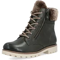 Remonte Bottines à lacets vert foncé