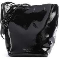 Ted Baker sac à épaule bandoulière Kayylyn Thin Strap Mini Crinkle Bag Black noir