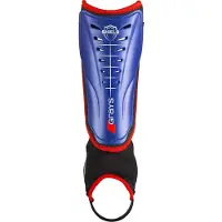Grays Shield protège tibia bleu/rouge