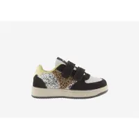 Victoria Baskets basses enfant BASKET TIEMPO EFFET CUIR CONTRAST SCRATCH 1124126 filles - Gris - 27