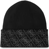 GUESS Bonnet 'Nora 4G' noir / argent