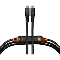 Tether Tools TetherPro Optima 10G USB-C, 15' (4,6m), noir droit