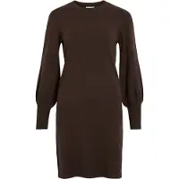 Vila Kerry Long Sleeve Dress Marron 2XL Femme