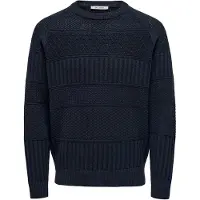 Only & Sons Pull-over 'ONSALKAN' bleu marine