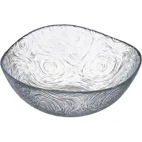 Hermia Linden Glass Bowl Set 6 Pieces, Saladier + bol, Transparent