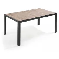 Oviala Table à manger en aluminium et céramique - Tivoli