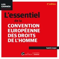 Gualino Eds L'essentiel de la convention européenne des droits de l'homme