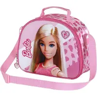 KARACTERMANIA Barbie Fashion 3d Lunchtasche Rosa Rosa Rosa One Size