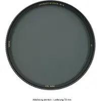 B+W Filtre Polarisant Circulaire Basic MRC 72 mm