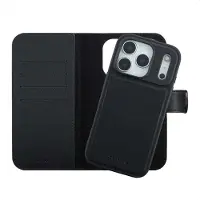 Selencia Étui portefeuille amovible Olyn avec MagSafe Apple iPhone 17 Pro - Noir