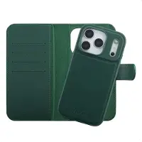Selencia Étui portefeuille amovible Olyn avec MagSafe Apple iPhone 17 Pro - Vert
