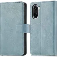 IMoshion Étui de télephone portefeuille de luxe pour OnePlus Nord CE5 - Bleu clair