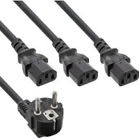 InLine 16653B câble électrique Noir 1,8 m