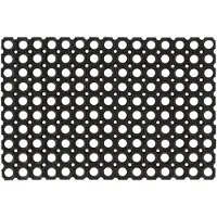 vidaXL Paillasson rectangulaire 40x60 cm caoutchouc