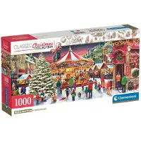 Clementoni Puzzle 1000 pièces Panorama Christmas Village