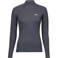 POC Layer Merino Mock Neck Jersey, sous-vêtement haut, femme, gris foncé