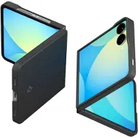 Spigen Coque AirSkin pour Samsung Galaxy Z Flip 7 - Aramid Black