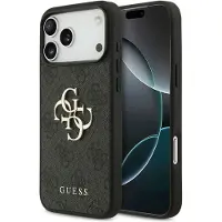 GUESS Coque 4G Metal Logo Backcover Apple iPhone 17 Pro Max - Noir
