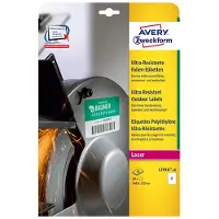Avery Étiquettes polyéthylène ultra-résistantes L7916-10 , 210 x 148 mm, 20 étiquettes
