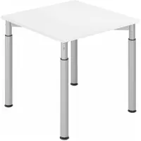 Hjh OFFICE PRO Bureau Y de MyTable avec cadre argenté