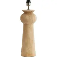 Light & Living Lampe de table - naturel - BAGLIO - bois - luminaire individuel - E27 - 7041382 -
