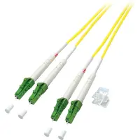 EFB Elektronik Dupl. Jumper LC/APC-LC/APC9/125,OS2,LSZH,gelb,2.0mm,3m