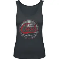 Johnny Cash Top de - Rock And Roll - XS - XXL - pour Femme - noir - Taille XXL