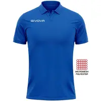 Givova Pocket Kurzarm-poloshirt Blau S Herren,Damen Blau S
