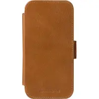 Dbramante1928 Étui de télephone portefeuille Copenhagen pour Apple iPhone 17 - Tan