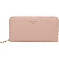 Gallantry Portefeuille en simili-cuir pour femmes avec fente, espace pour l'argent, les cartes et le téléphone portable, élégant et pratique en rose