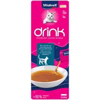 Vitakraft Boisson saumon, L-carnitine pour chat – 45 x 30 g