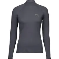 POC Layer Merino Mock Neck Jersey, sous-vêtement haut, femme, gris foncé