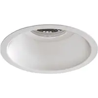 Astro Luminaire encastré Minima Slimline Round, fixe, ignifuge, IP65, 6 W, GU10, blanc, 1249034