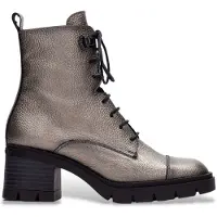 Hispanitas pour femme. HI243605 Boucles en cuir argenté Bolmet (38), 3 à 5 cm, Lacets, Casuel