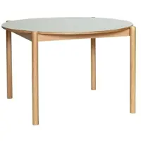 Hubsch Table oblique ronde grise