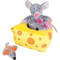 Beleduc Jeu éducatif Mila Mouse and Friends - Jouet en carton coloré