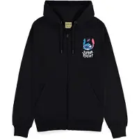 Lilo & Stitch Sweat-shirt zippé à capuche Disney de - Stitch - S - XXL - pour Homme - noir - Taille M