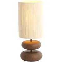 Light & Living Lampe de table Danialo 50,5 cm - bois foncé