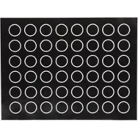 Funcakes Tapis en silicone pour macarons 40 x 30 cm