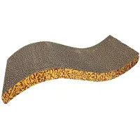 Catit Griffoir Carton Ondulé 53x22x11 Cm Léopard