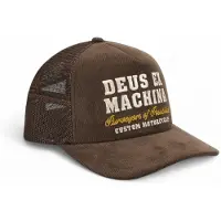 Deus Ex Machina pour homme. DMF257302 Gumshoe Cord Trucker cap brun (OSFA), Marron, Casuel, Coton