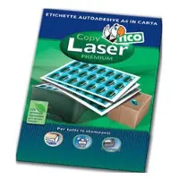Tico LP4W-10537 Etichette Senza Margini, 105 x 37, Bianco, 100 Pezzi