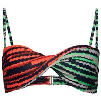 Superdry Vintage Mix Bandeau Bikini Top Multicolore 2XS Femme