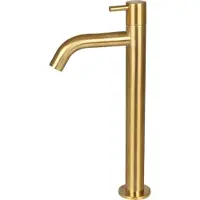 Differnz Waschbeckenhahn - Kaltwasserhahn - hoch - 28,5 x 11,5 cm - Matt Gold (30,415,54)