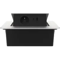 Livolo  | Argent | 2 | Poussière de socket pop-up | Construit -in | France |