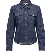 ONLY Chemisier 'ONLCharlize' bleu foncé