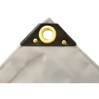 ECI Tools Bâche PVC 650g/m², grise, étanche, bâche de protection, 4x5m (20m²)
