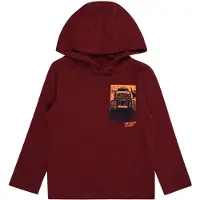 s.Oliver T-Shirt bleu marine / orange / bordeaux