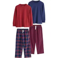 Next Pyjama chamois / bleu marine / rouge